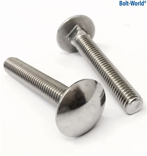 m8 stainless steel coach screws.